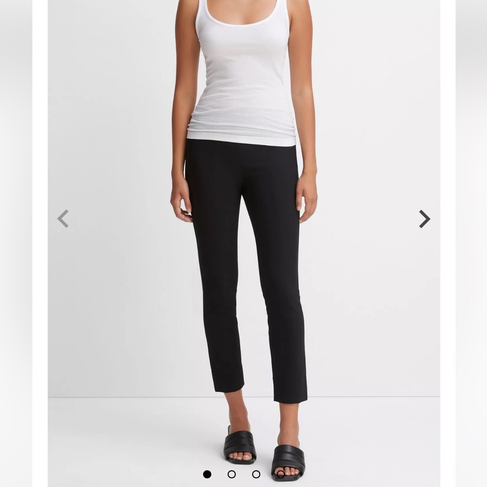 VINCE Stitch Front Seam Ponte Legging S